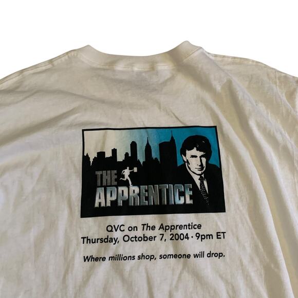 The Apprentice Men's Size L QVC Donald Trump Short Sleeve Heavy Cotton T-Shirt - Picture 6 of 15